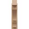 Ekena Millwork 6-in W x 18-in D x 26-in H Balboa Block Rough Cedar Woodgrain TimberThane Outlooker, Primed Tan OUTUR060X18X26BOA44RCPR - alternate 5